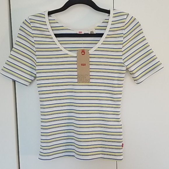 Levi's Multi Colored Striped Tee - Picture 6 of 7